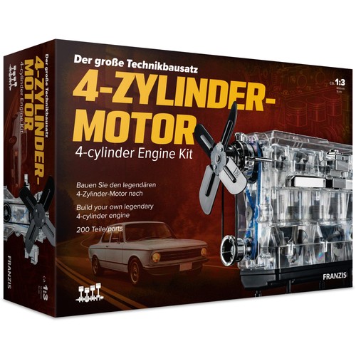 Zylinder motor lernpaket zum - 4-zylinder,